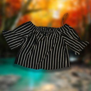 Ambiance Striped Box Shirt Very Spacey & Comfy